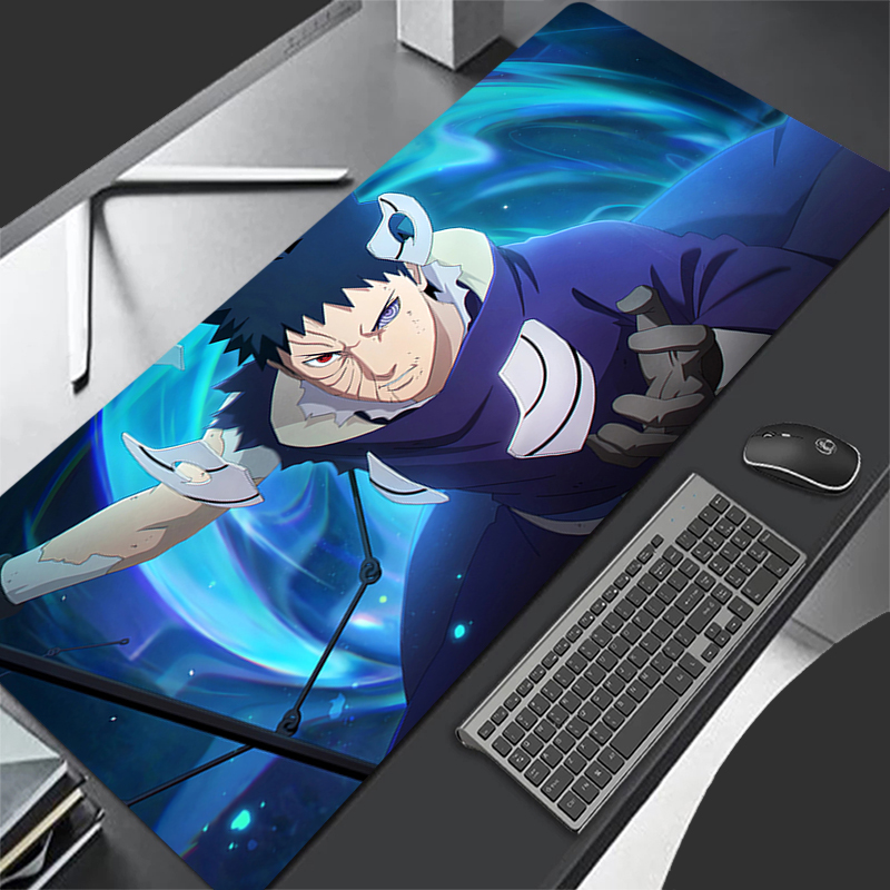 Gaming Keyboard Nearby - Mouse Pad Grande Anime Naruto Obito