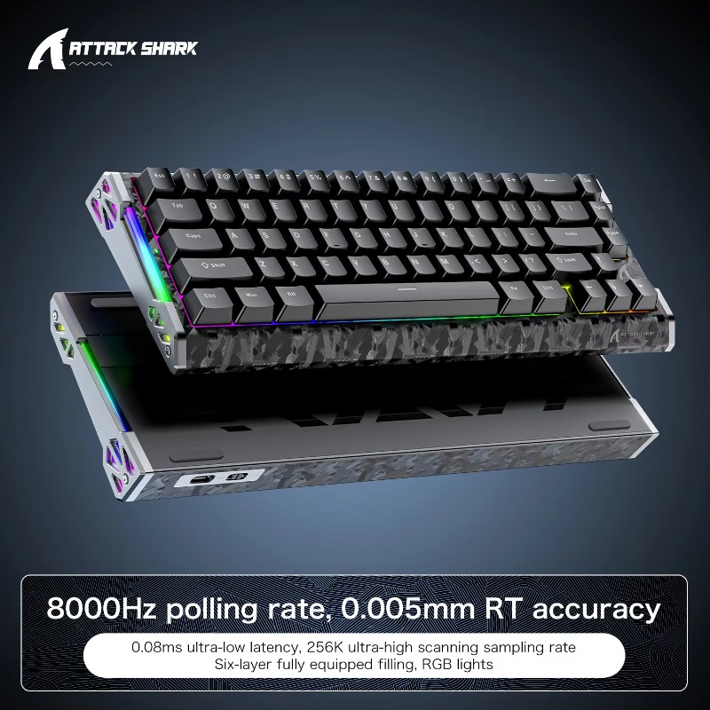 Teclado com eixo magnético de  - Gaming Keyboard No Rgb avaliação e preço