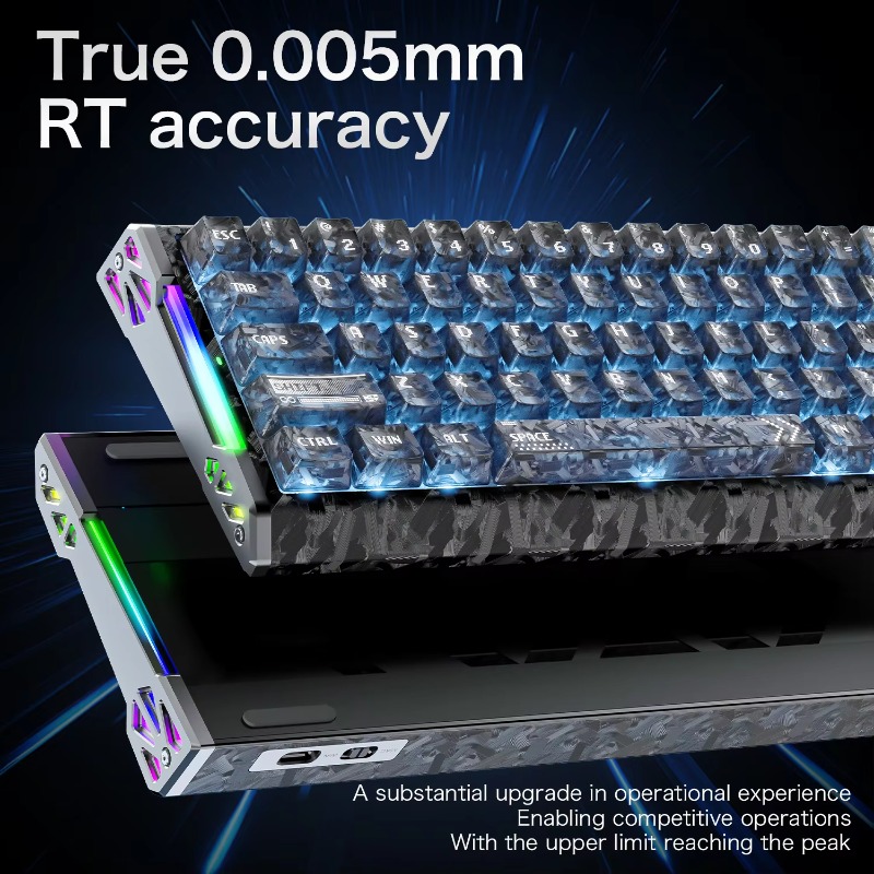 Teclado com eixo magnético de  - Gaming Keyboard No Rgb avaliação e preço