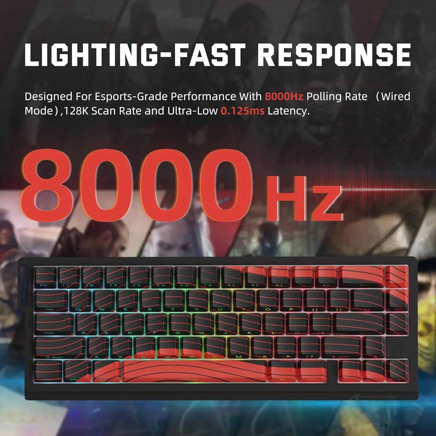 ATTACK SHARK X68 PRO HE Teclad - Gaming Keyboard Hot Swappable avaliação e preço