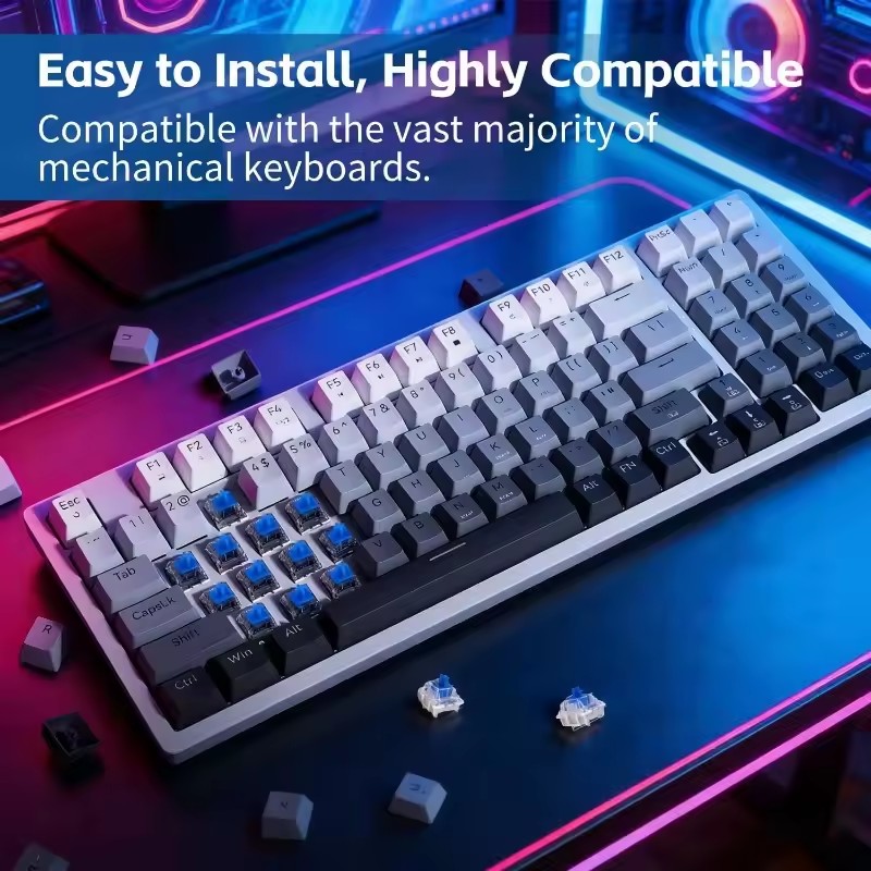 10/30 unidades de interruptore - Keyboard Gaming Blue Switch avaliação e preço