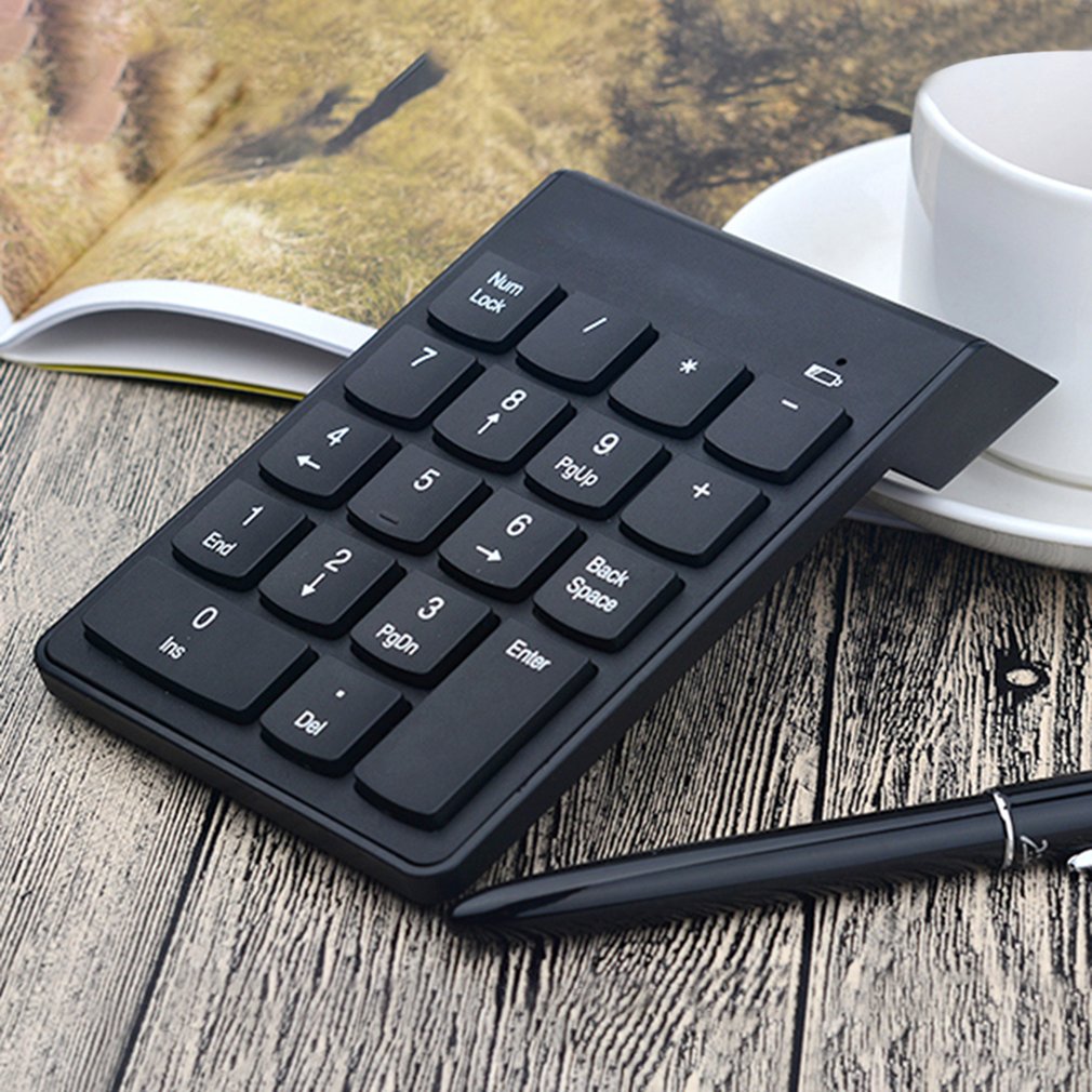 18 teclas 2.4g teclado sem fio - Gaming Keyboard Mini avaliação e preço