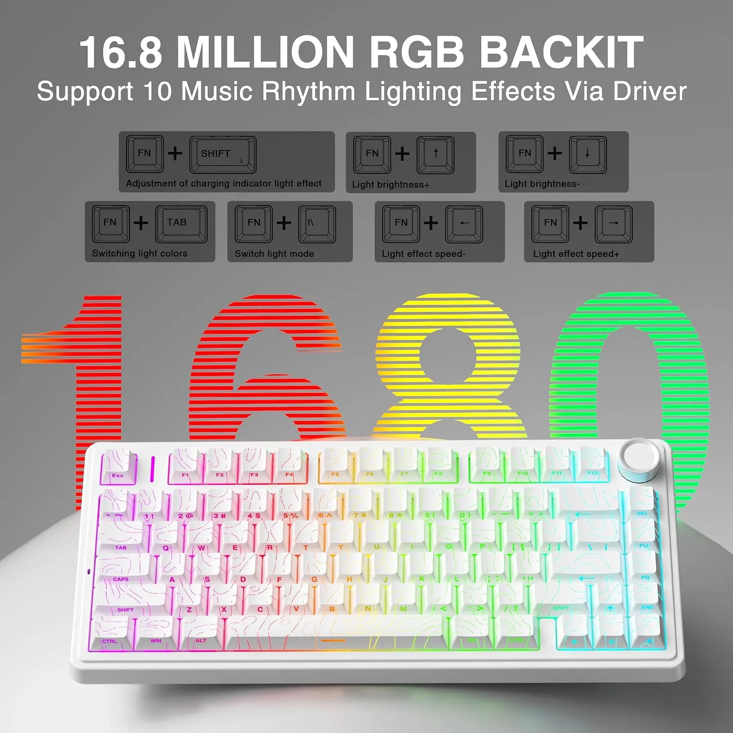 Teclado Mecânico Gamer AULA F7 - Gaming Keyboard No Rgb avaliação e preço