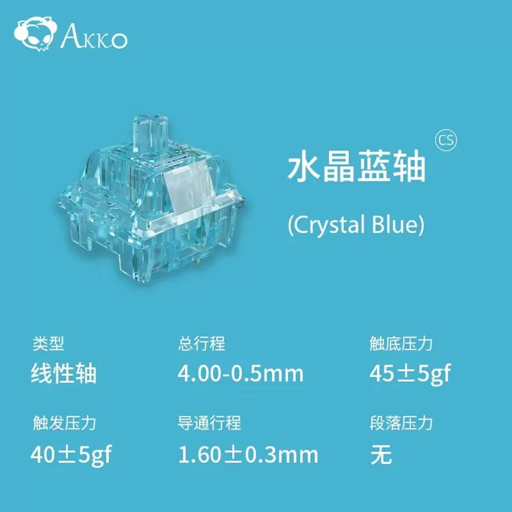 Akko cristal v3 interruptor vi - Keyboard Gaming Blue Switch avaliação e preço